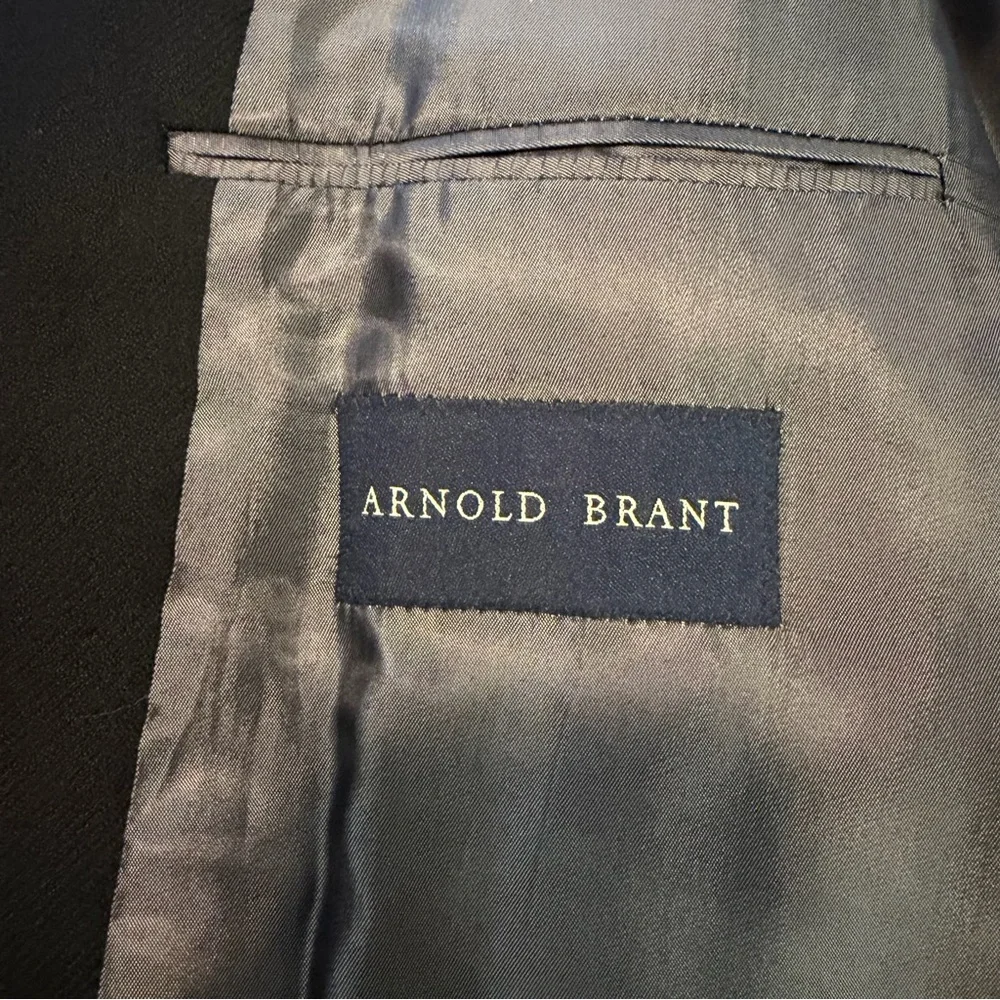 Arnold Brant, 100% Cashmere, Colombo, Black Sports Coat, 3 Button, | M 48 L T‎
